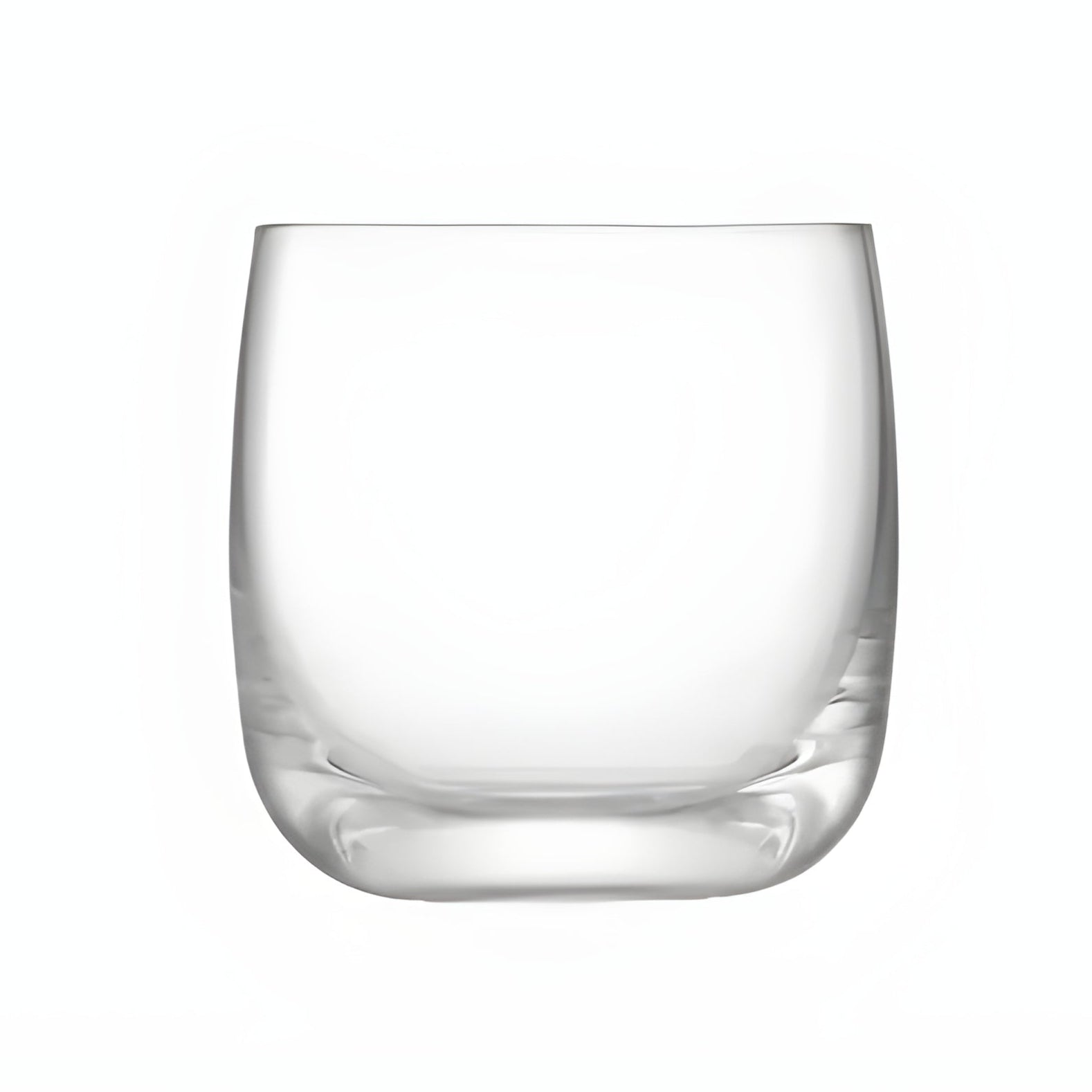 Clear 300ml Borough tumbler glass on white background