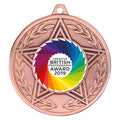 Bronze medal with star design for 2019 Creative British Photography Award.