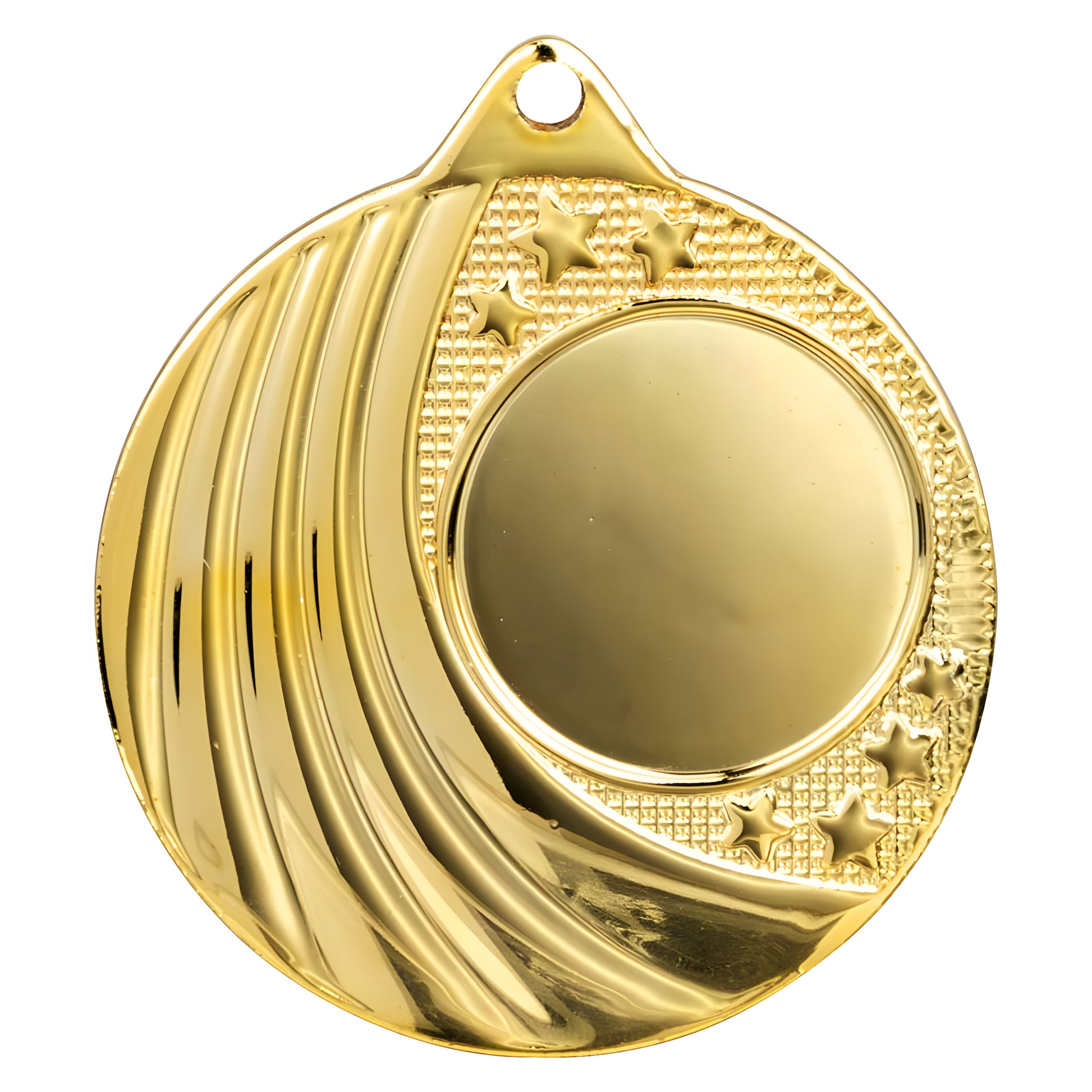 Gold medal with swirl and star design, part of Force Series awards.