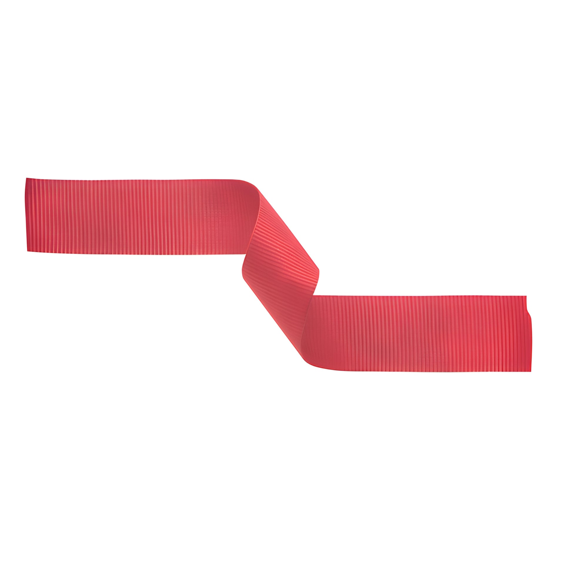 Red satin ribbon for medals or gift wrapping, 395x22mm.