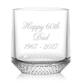 Example engraving (birthday): "Happy 60th / Dad / 1967 - 2027" on the Tumbler With Inverted Base 330ml