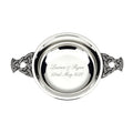 Example engraving (wedding): "Lauren & Ryan / 22nd May 2027" inside the 2.5" Nickel Plated Quaich Bowl