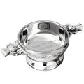 Example engraving (birthday): "Happy 60th Karen / Love always" inside the 3.5" Scottish Thistle Quaich Bowl