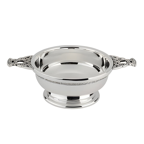5" Nickel Plated Quaich Bowl