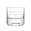 Example engraving (gift for dad): "Grandad's Dram / Love, Freya & Noah" on the Cask Whisky Glass Tumbler