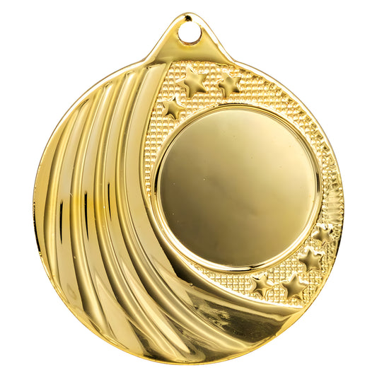 Gold medal with swirl and star design, part of Force Series awards.