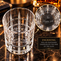 Personalised Street Cut Crystal Whisky Glass 270ml