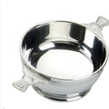 Silver Scottish quaich bowl with thistle handles.