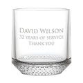 Example engraving (thank you): "David Wilson / 32 Years of Service / Thank You" on the Tumbler With Inverted Base 330ml
