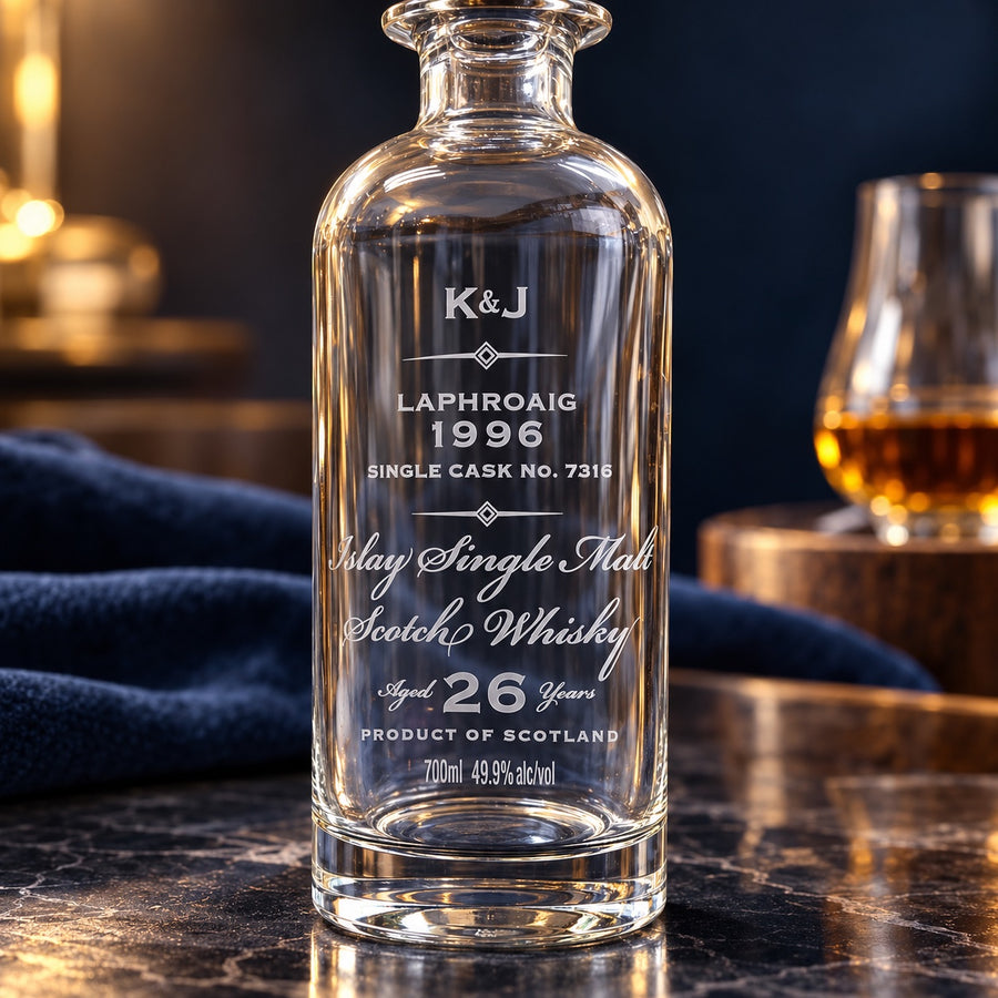 Frosted engraving